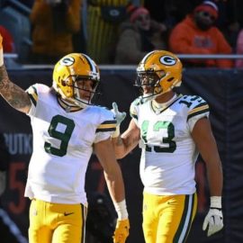 Christian Watson and Romeo Doubs Packers pic