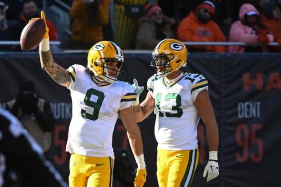 Christian Watson and Romeo Doubs Packers pic