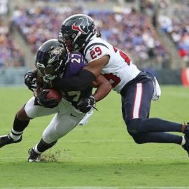 J.K. Dobbins injury vs Texans pic