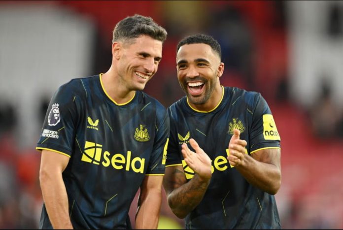Newcastle United Celebrating After Historic Win Over Sheffield United