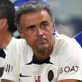 PSG boss and former Barcelona Coach Luis Enrique