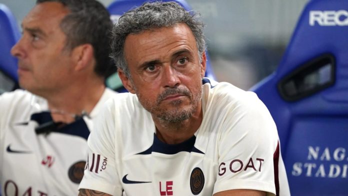 PSG boss and former Barcelona Coach Luis Enrique