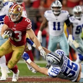 Christian McCaffrey 49ers vs. Cowboys pic