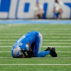 Emmanuel Moseley Lions injured pic