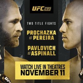 Jiri Prochazka vs Alex Pereira UFC 295 Poster