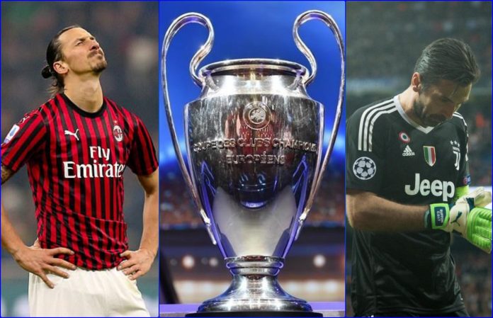 UEFA Champions League Buffon Zlatan