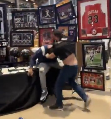 eagles cowboys fan fight