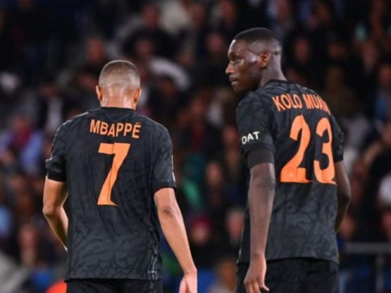 PSG Attackers Kylian Mbappe And Randal Kolo Muani