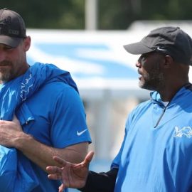 Dan Campbell and Brad Holmes Lions pic