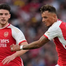 Declan Rice and Ben White For Arsenal