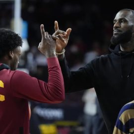 LeBron and Bronny pic
