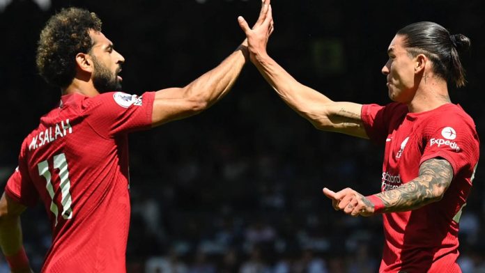 Mohamed Salah and Darwin Nunez Liverpool
