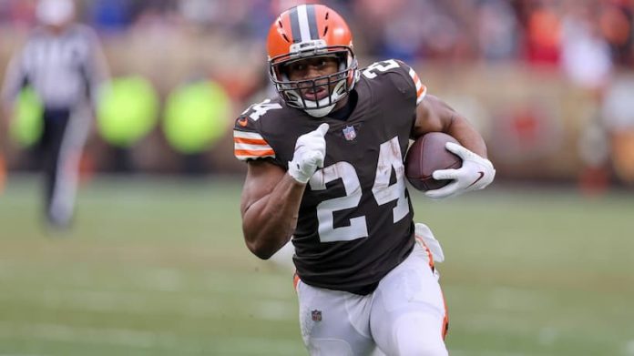 Nick Chubb Browns pic