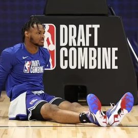Bronny James draft combine pic