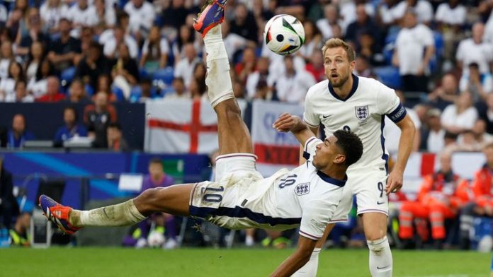 BEllingham EURO 2024 Overhead Kick