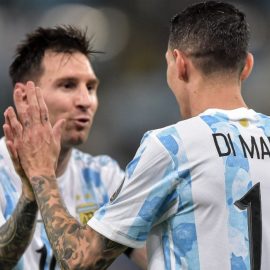 Di Maria And Lionel Messi