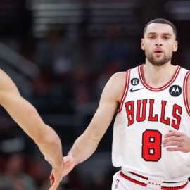 Zach LaVine Nikola Vucevic Bulls Wizards USAT ezgif.com resize