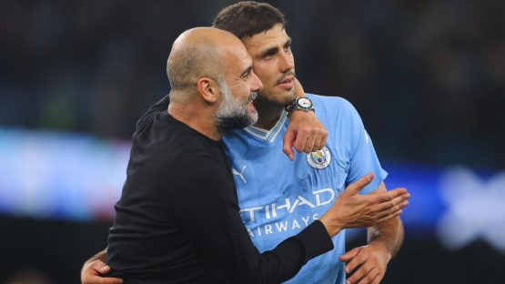 Manchester City Pep Guardiola and Rodri Manchester City Pep Guardiola and Rodri
