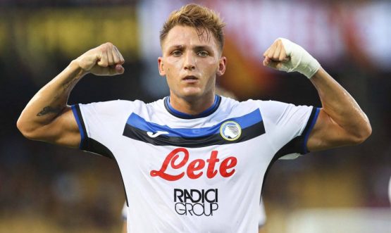 Mateo Retegui Mateo Retegui Celebrates After Scoring for Atalanta