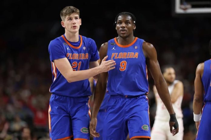 Alex Condon and Reuben Chinyelu Gators