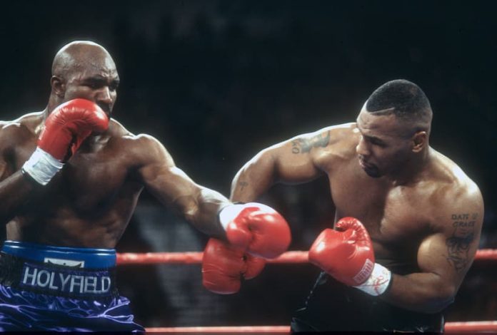 Evander Holyfield Mike Tyson Boxing 1
