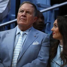 Joron Hudson and Bill Belichick