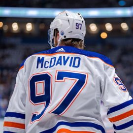 Connor McDavid Oilers Golden Knights
