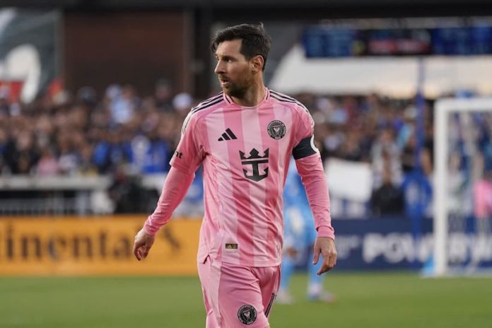 Lionel Messi Booked
