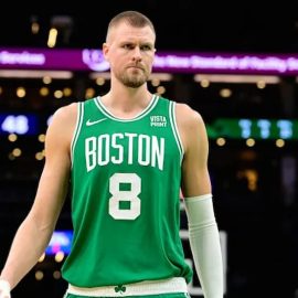 Kristaps Porzingis Celtics pic