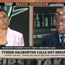 Magic Johnson First Take pic