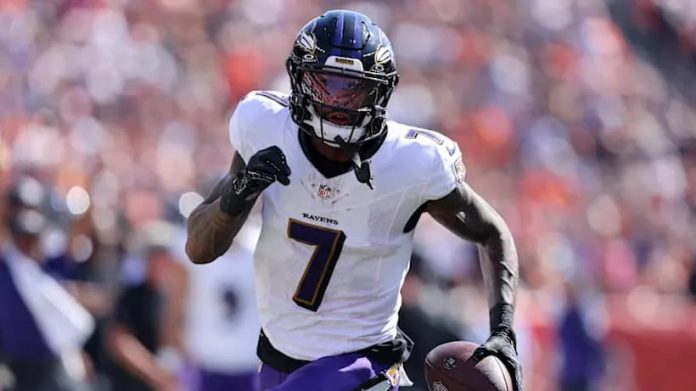 Rashod Bateman Ravens pic