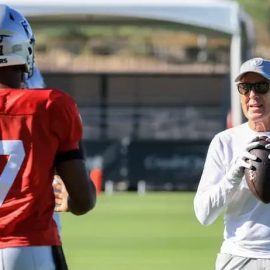 Pete Carroll and Geno Smith Raiders pic